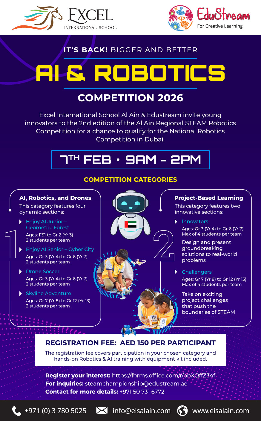 Excel International School AI and Robotics Competition 2026